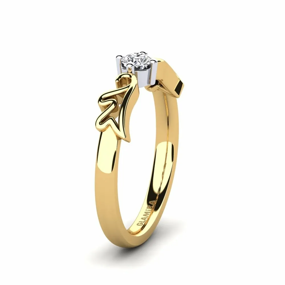 Maya engagement ring 0.16 ct