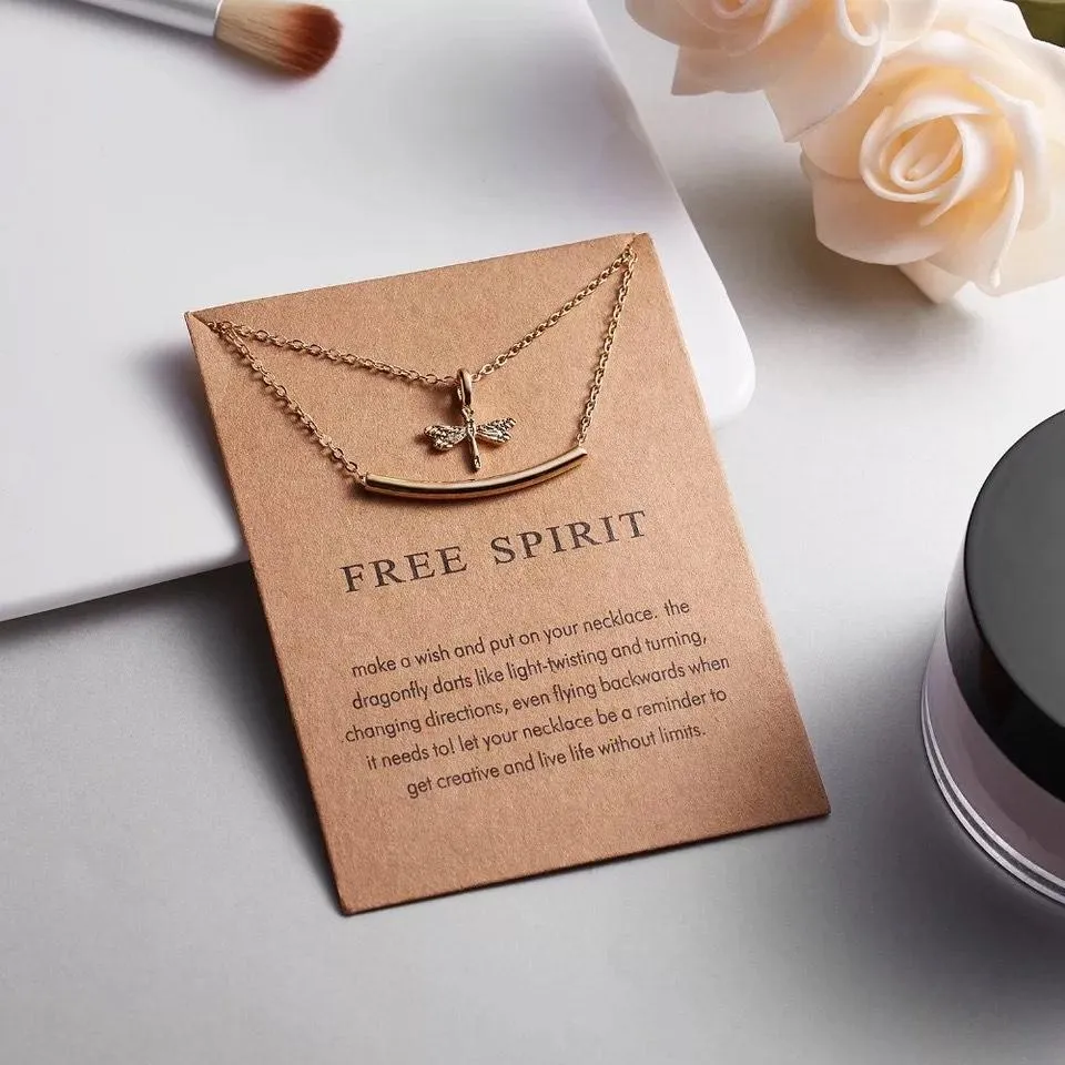 Meaningful Jewelry Gifts - Necklaces with Meaning Cards (Multiple Variants)