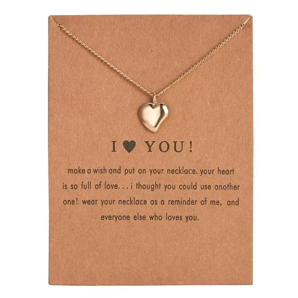 Meaningful Jewelry Gifts - Necklaces with Meaning Cards (Multiple Variants)