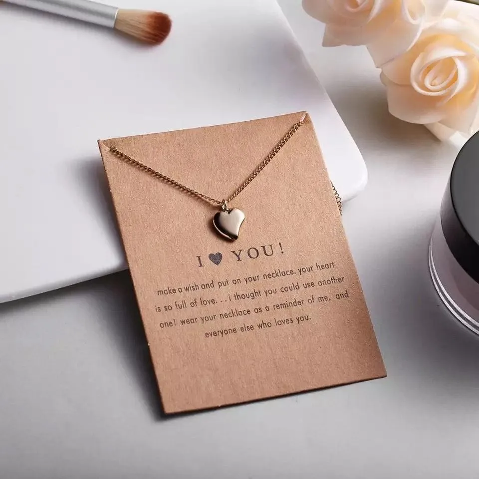 Meaningful Jewelry Gifts - Necklaces with Meaning Cards (Multiple Variants)