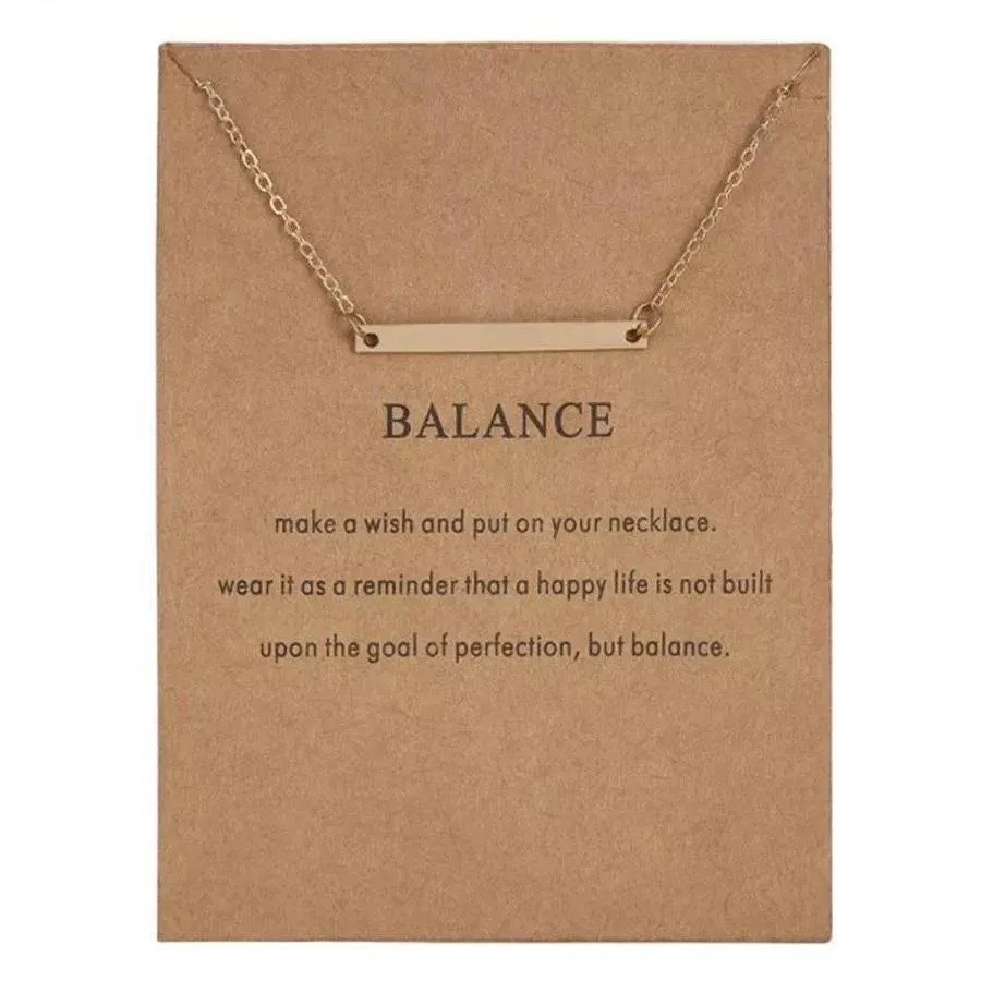 Meaningful Jewelry Gifts - Necklaces with Meaning Cards (Multiple Variants)