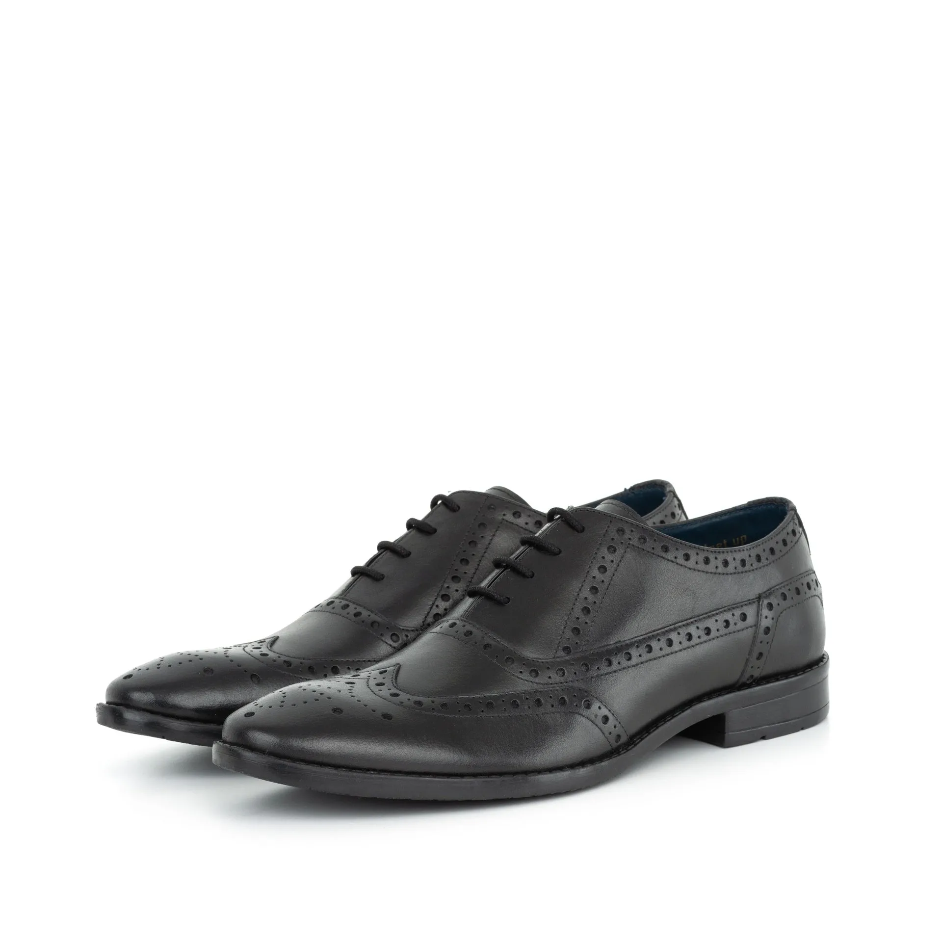 Men's Black Hackney Oxford Brogue