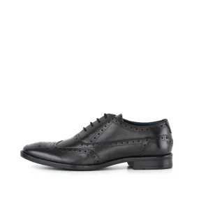 Men's Black Hackney Oxford Brogue