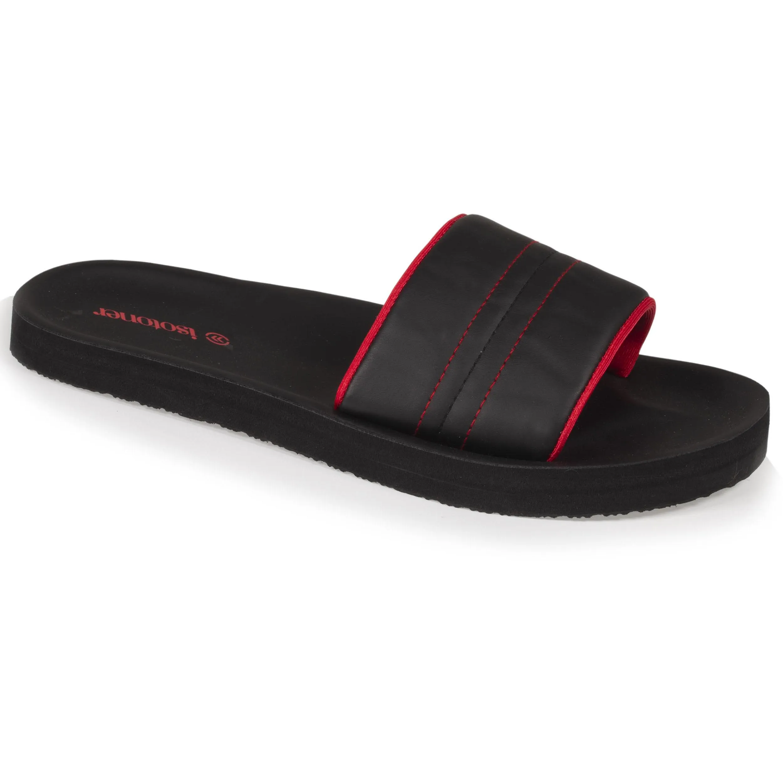 Men's Black Slide Sandals