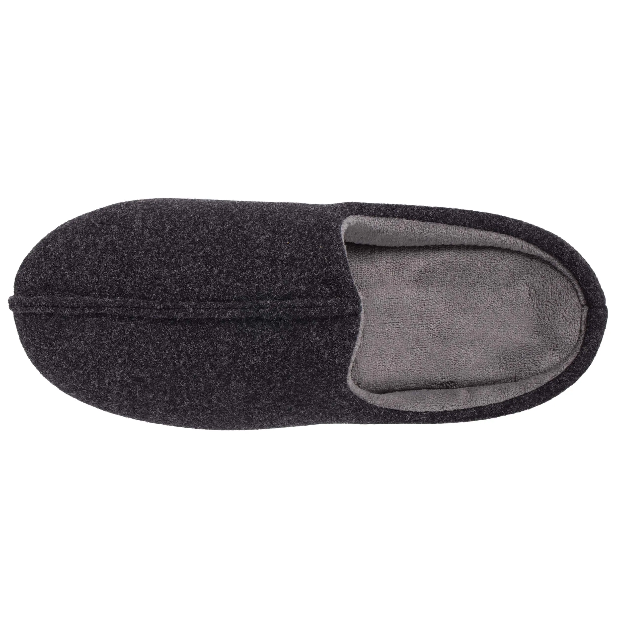 Men's Navy Melange Felt Slippers