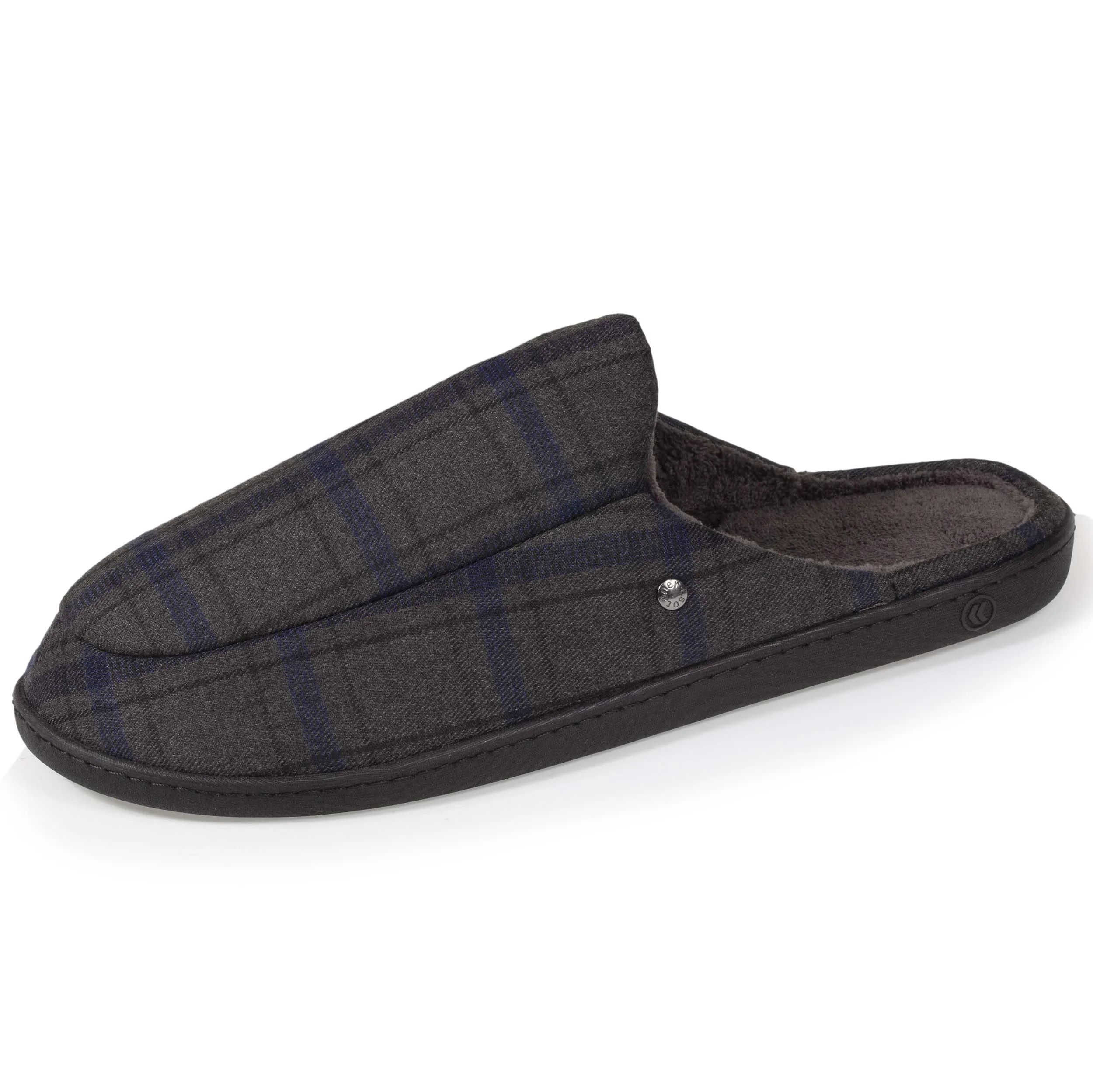 Men's Tartan Mule Slippers