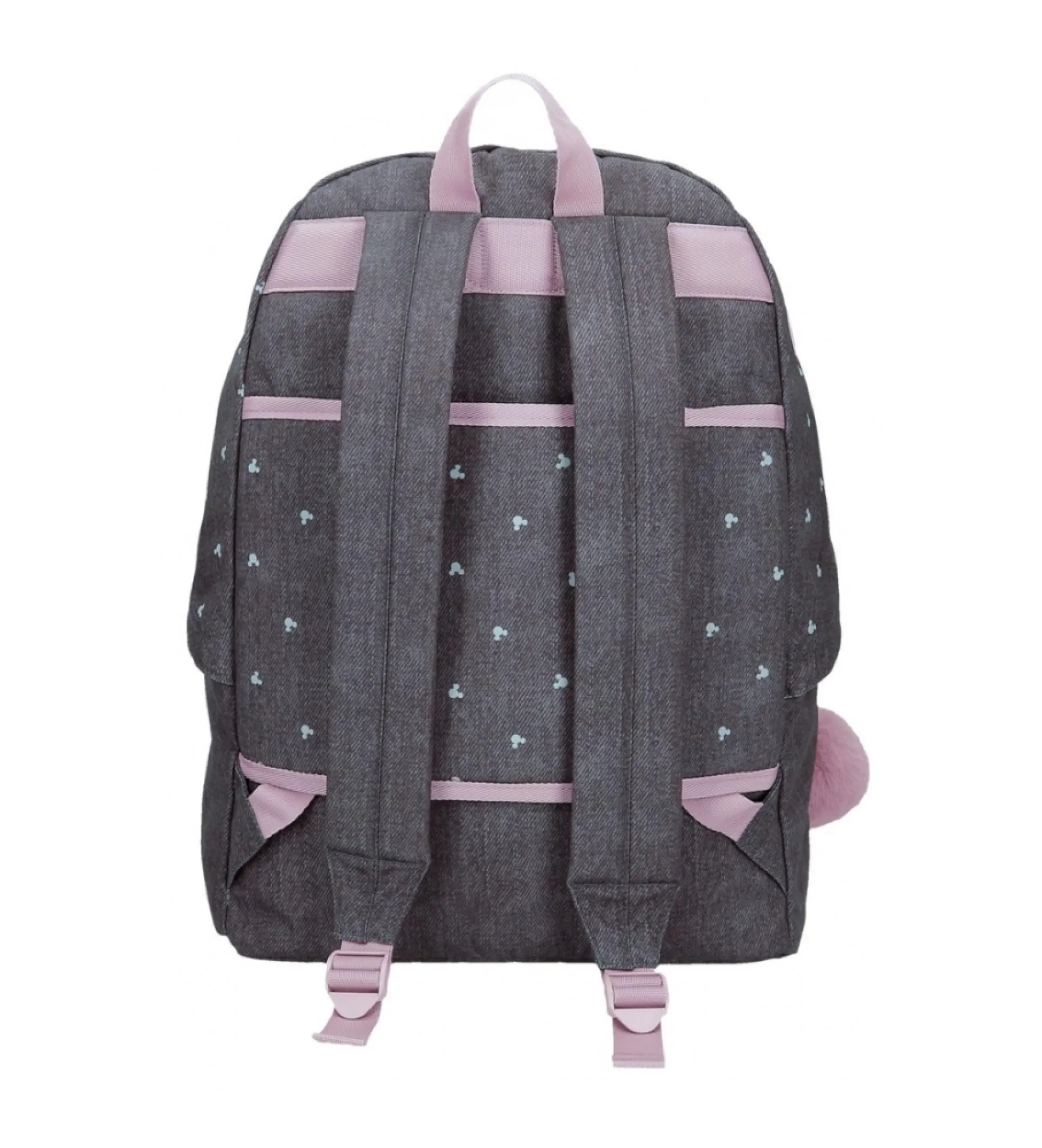 Mickey studs school backpack with anthracite laptop holder