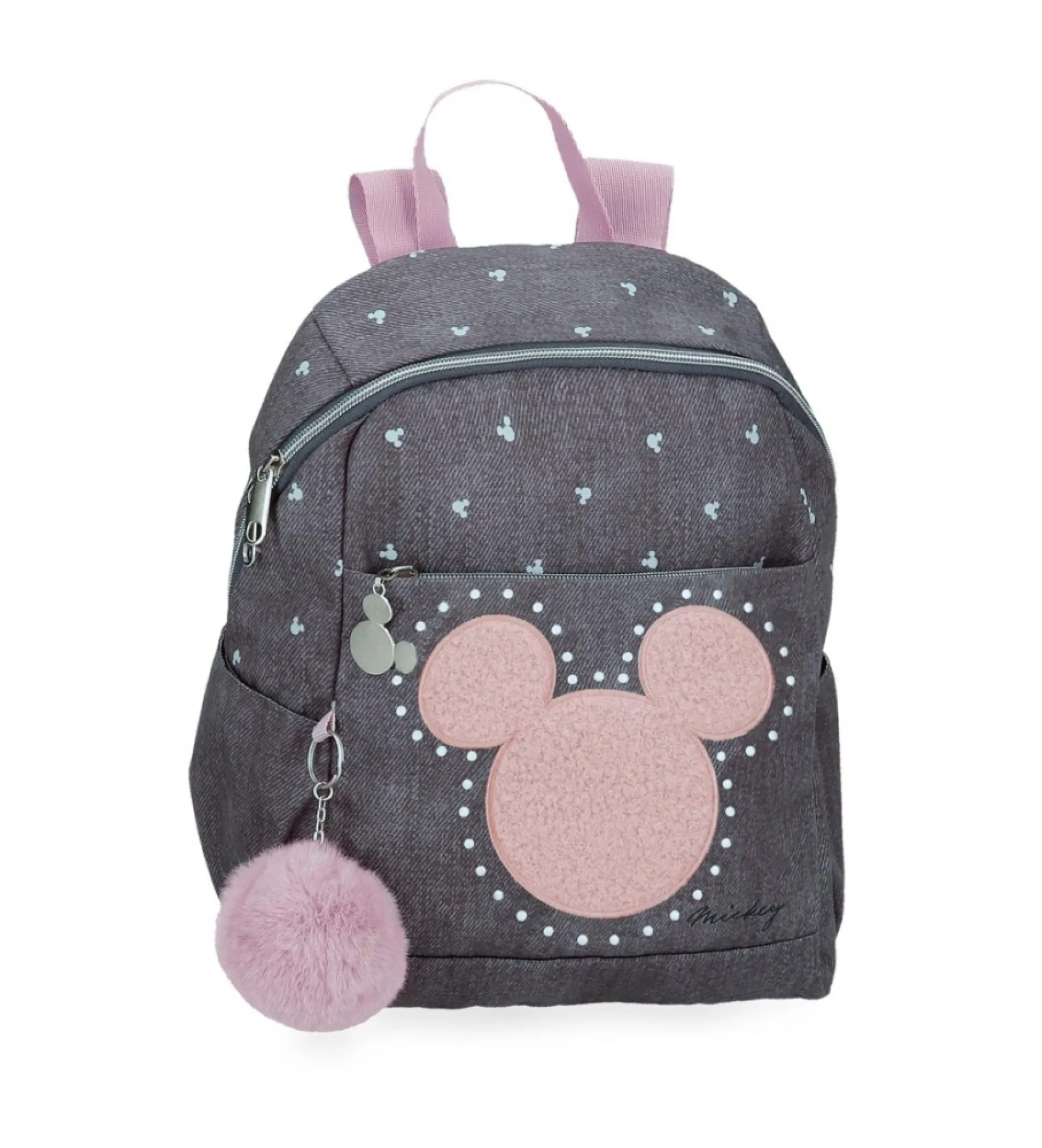 Mochila casual Mickey studs antracita