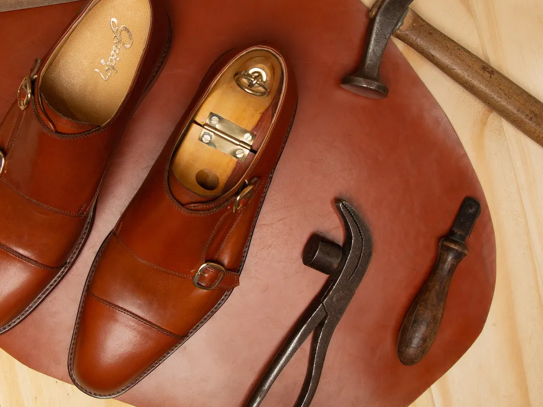 Monk Double Strap 767 Tan