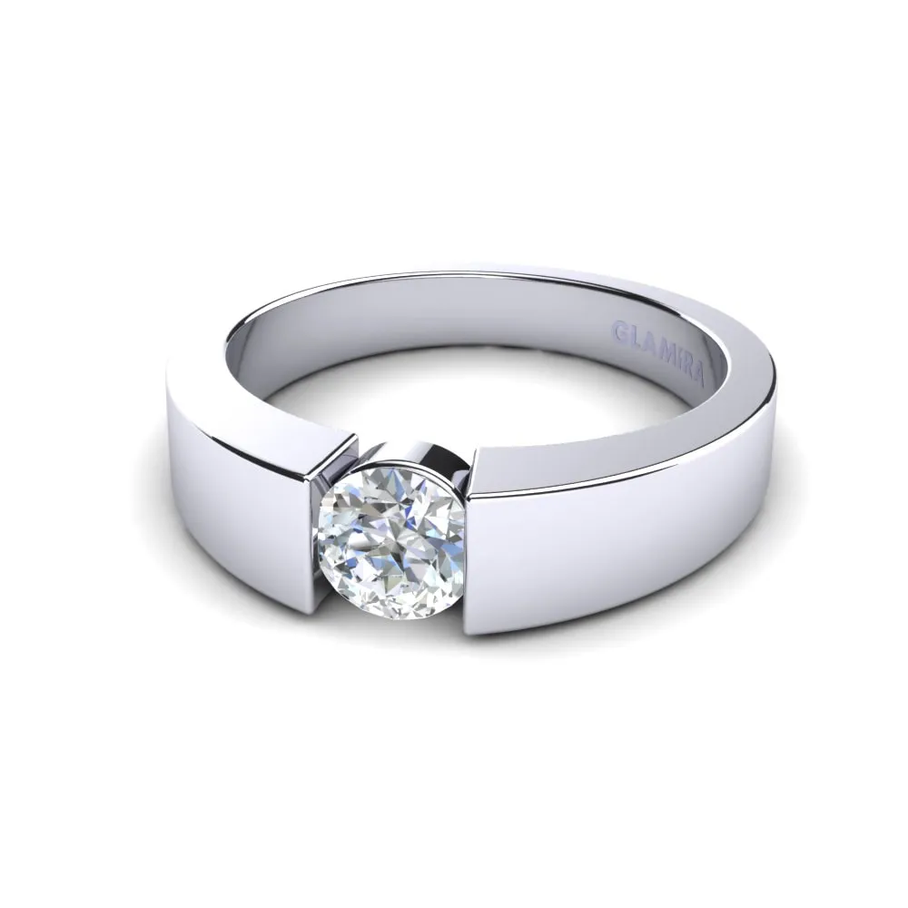 Nature engagement ring 0.5 carat