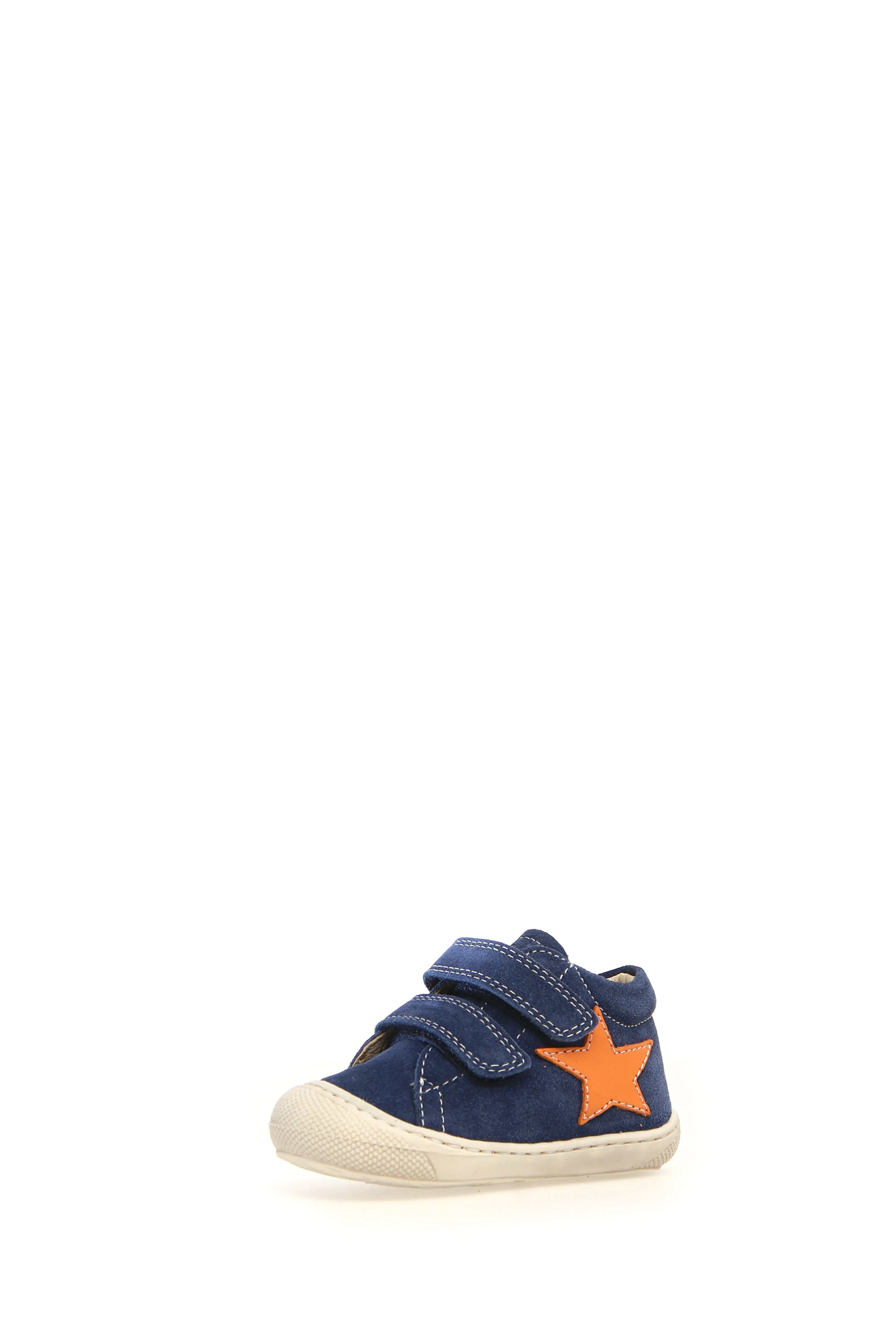 NATURINO KOLDE Velcro bottillons - Azur Orange.