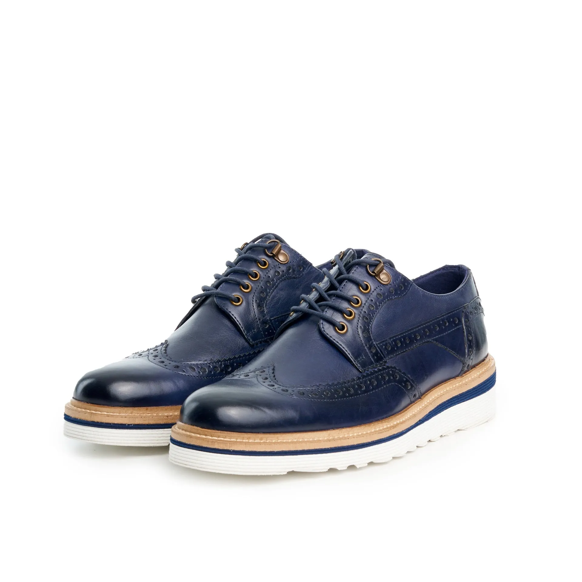 Navy Wedge Brogue - Ripley 3.0