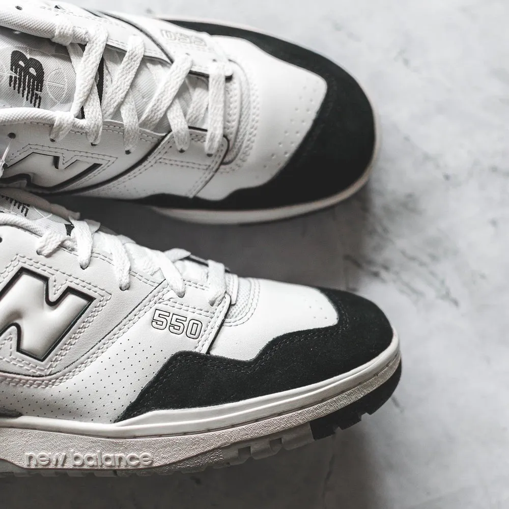 New Balance 550 White Black Rain Cloud - Buy Now