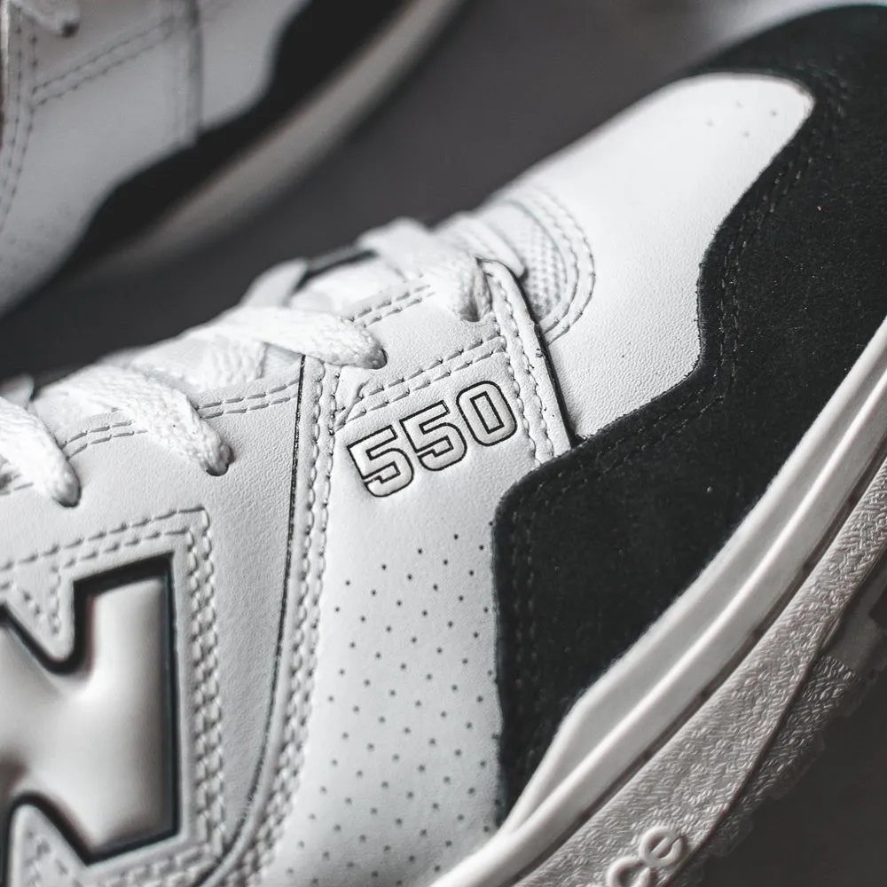 New Balance 550 White Black Rain Cloud - Buy Now