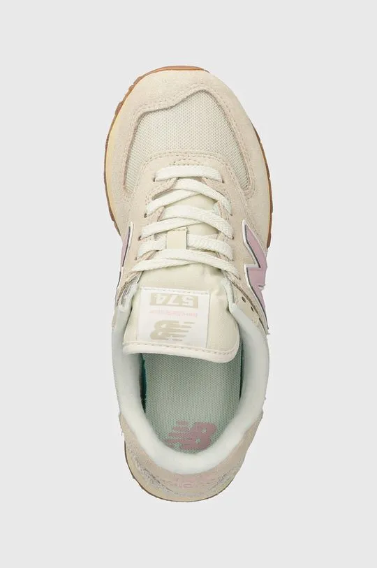 New Balance sneakers 574 beige color WL574GU2