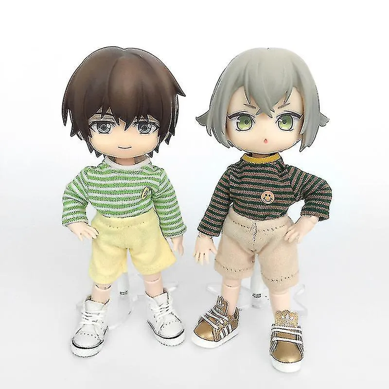 New Stripe Short Pants for OB11 Dolls - Basic Casual and Cute Clothing Tro