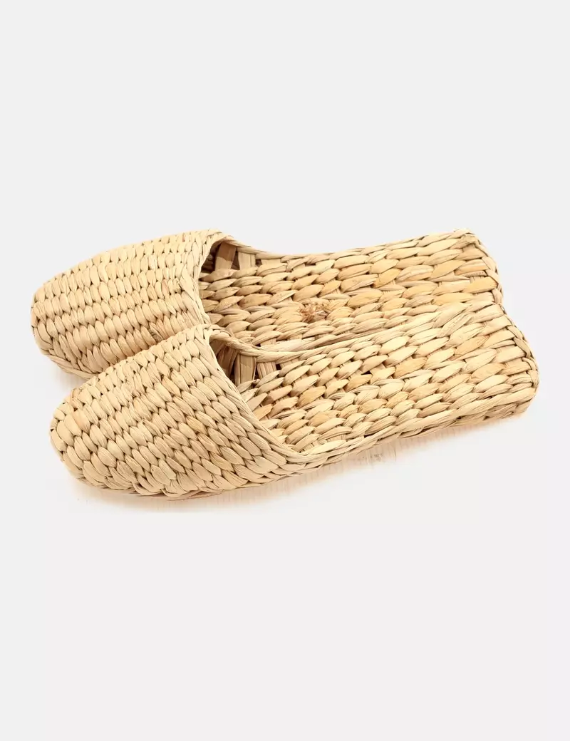 NoName Beige Wicker Mules - Get them now!