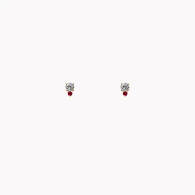 Olivia Diamond Ruby Studs - Shop Now!