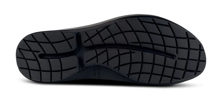 Oofos black active recovery sandals