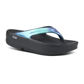 Oofos Recovery Sandals - Women's Oomega Oolala Luxe Thong Sandal - Atlantis