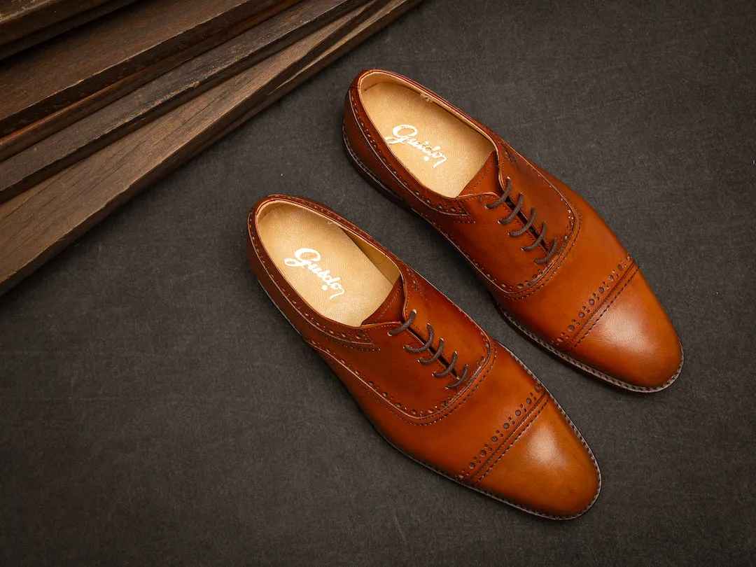 Oxford Brogue 738 Tan