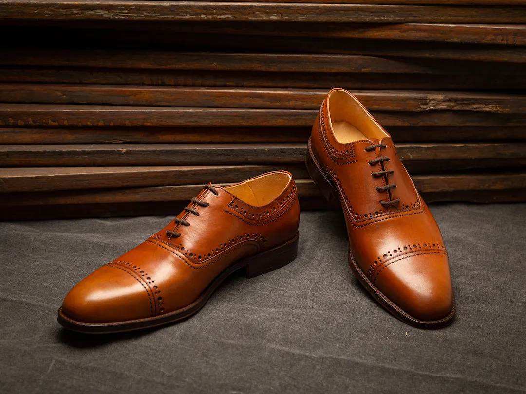 Oxford Brogue 738 Tan