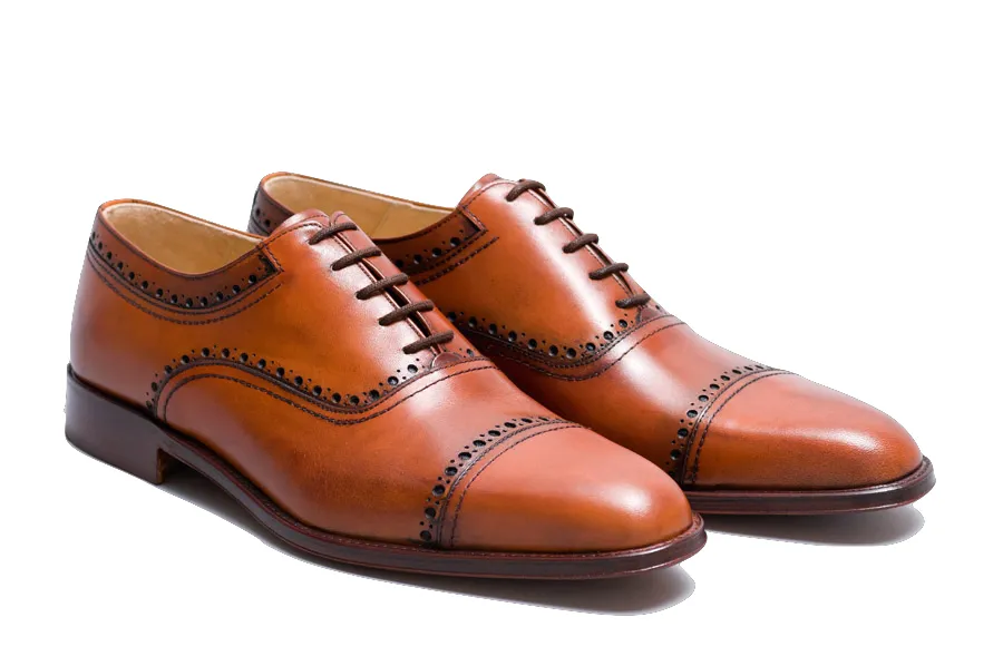 Oxford Brogue 738 Tan