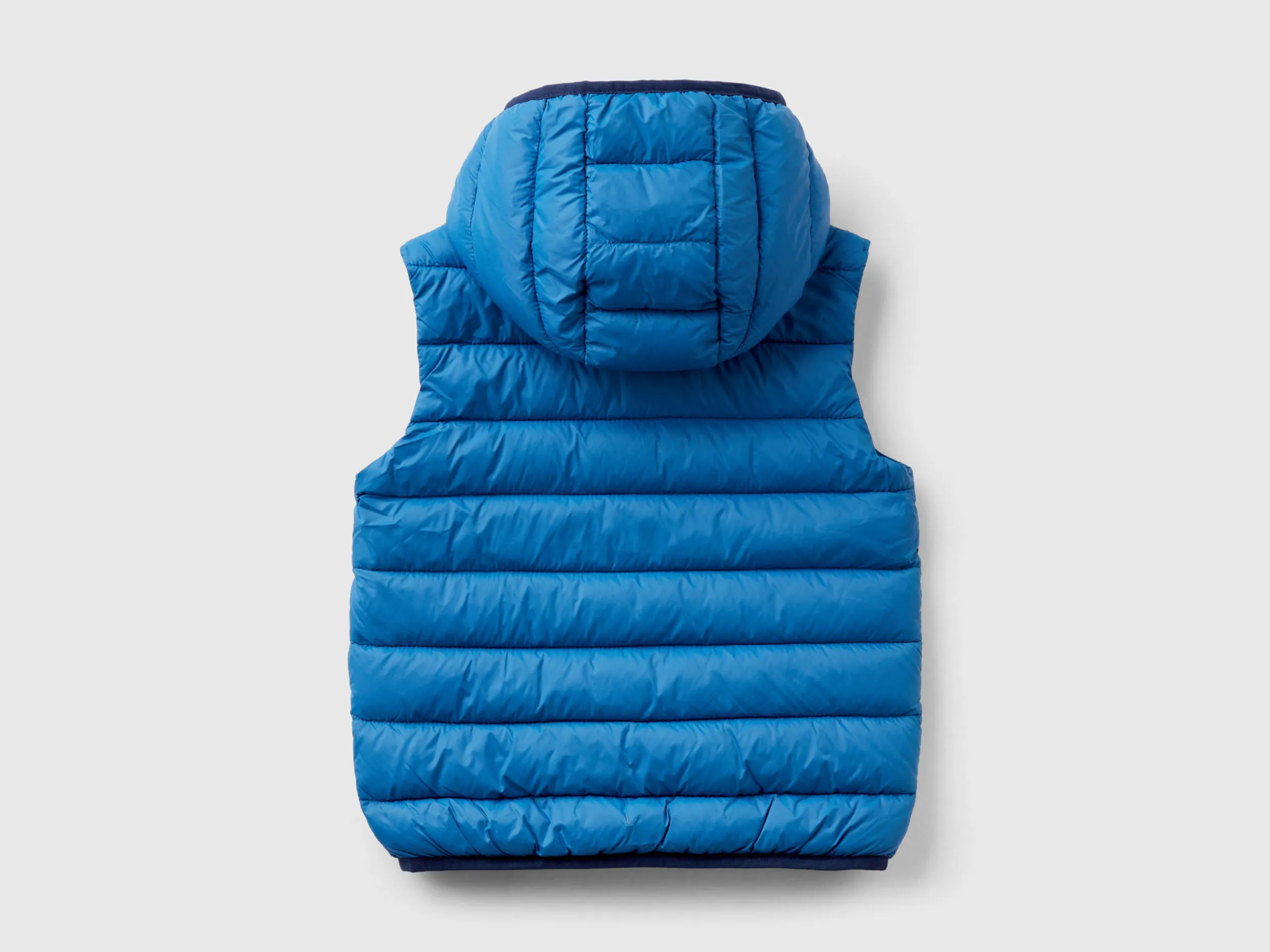 Padded vest with hood