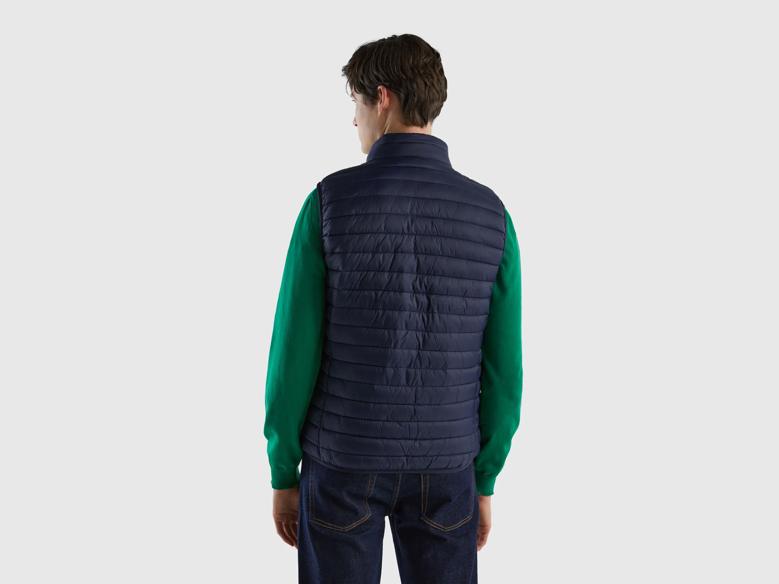 Padded vest with recycled wadding.