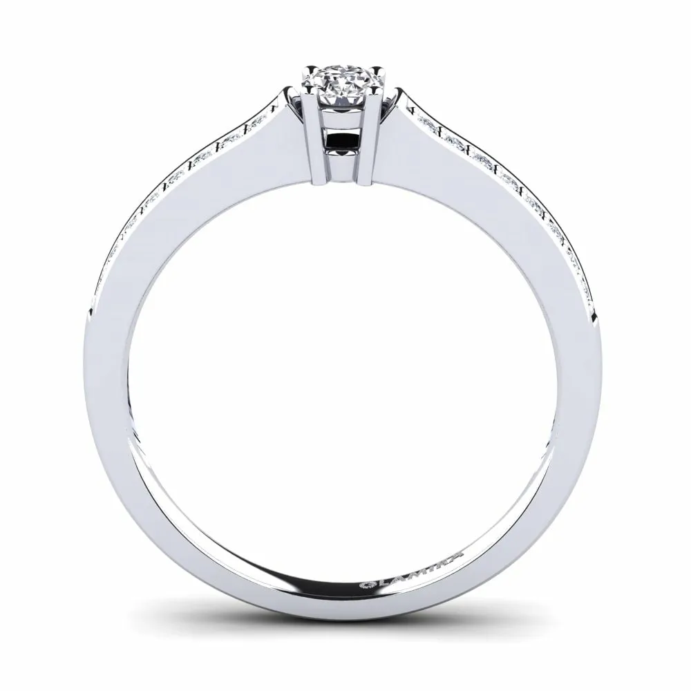 Paris engagement ring 0.16 carat