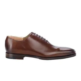 Patina Chestnut Men's Oxford shoes - Leather sole with pad - BELLAGIO PATIN