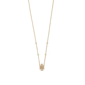 Pave Thunderbird Necklace with Diamond - Shop Now.