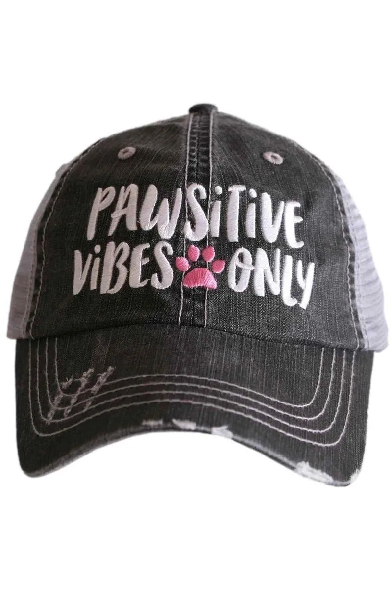 Pawsitive Vibes Only Trucker Hats