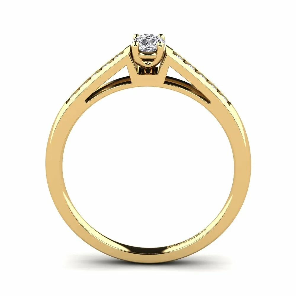 Penelope engagement ring 0.16 carat