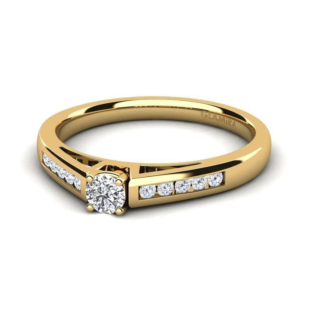 Penelope engagement ring 0.16 carat