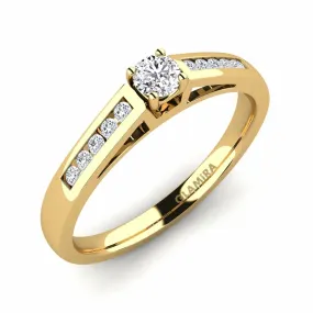 Penelope engagement ring 0.16 carat