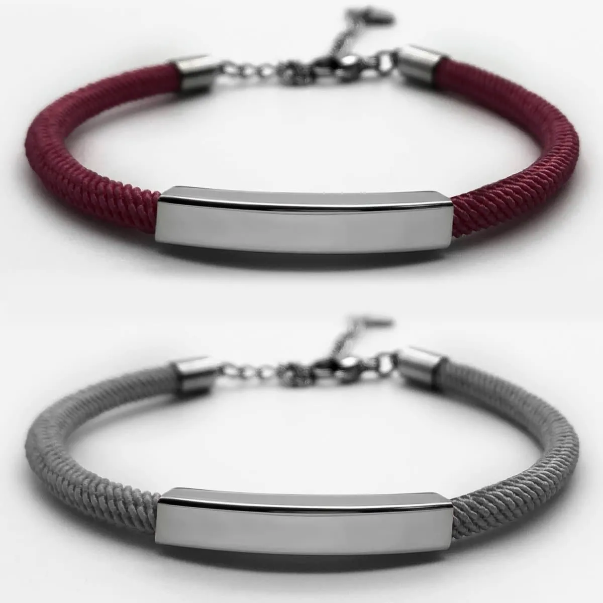 Personalized Couple Bracelets in Different Colors