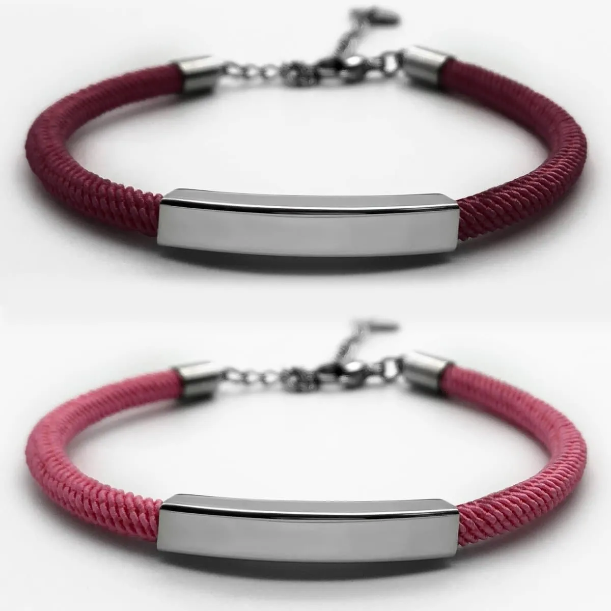 Personalized Couple Bracelets in Different Colors