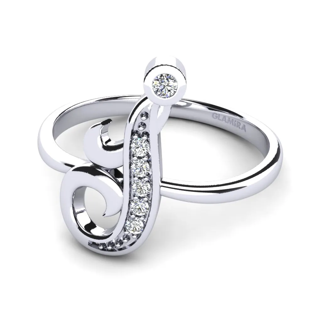 Personalized Initial Ring - Glamira