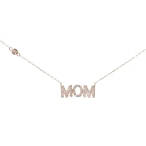 Personalized Mom Letter Necklace | Customizable Mother's Day Jewelry