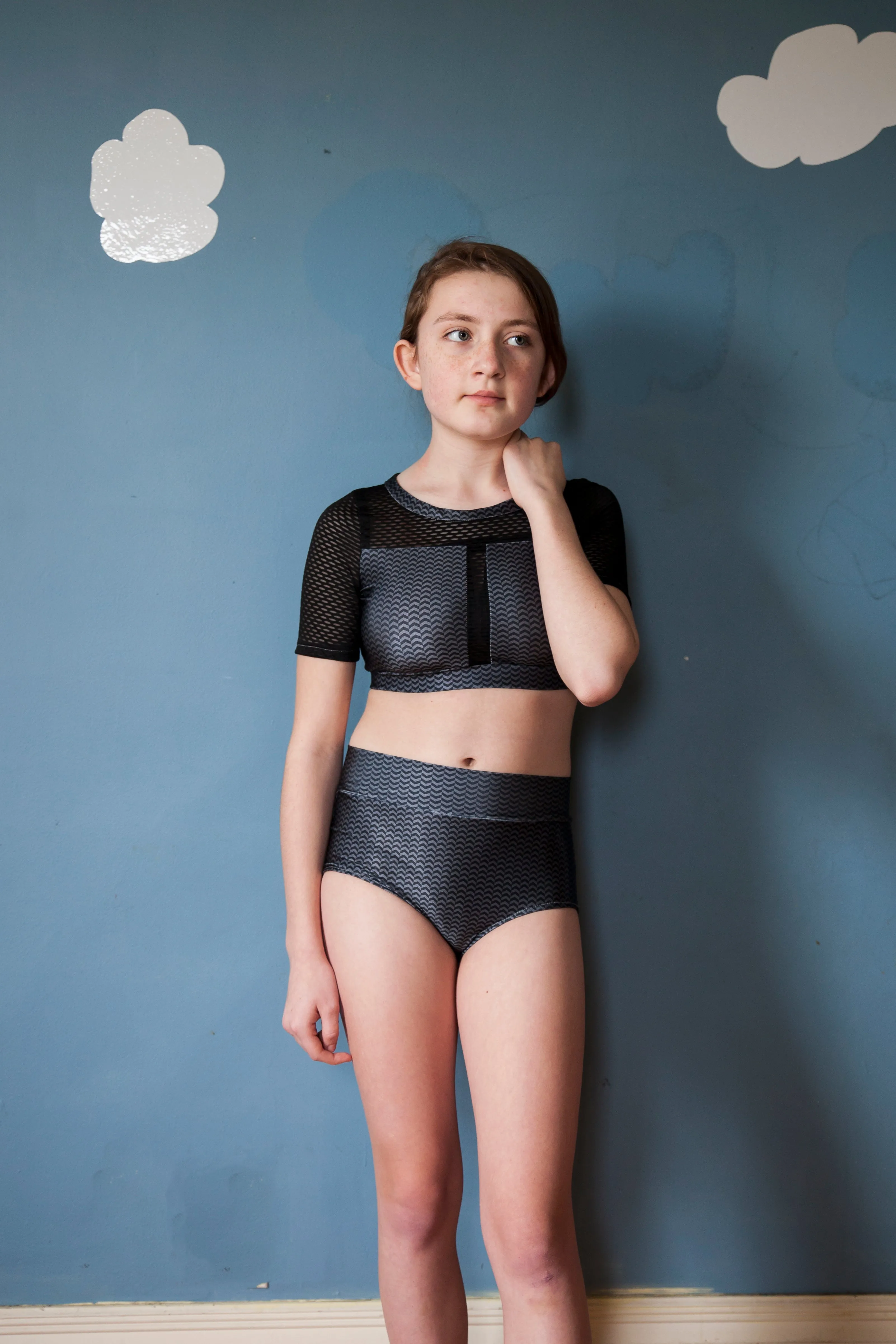 Pointe Crop Top and Briefs Pattern for 2T-14 years - PDF Format