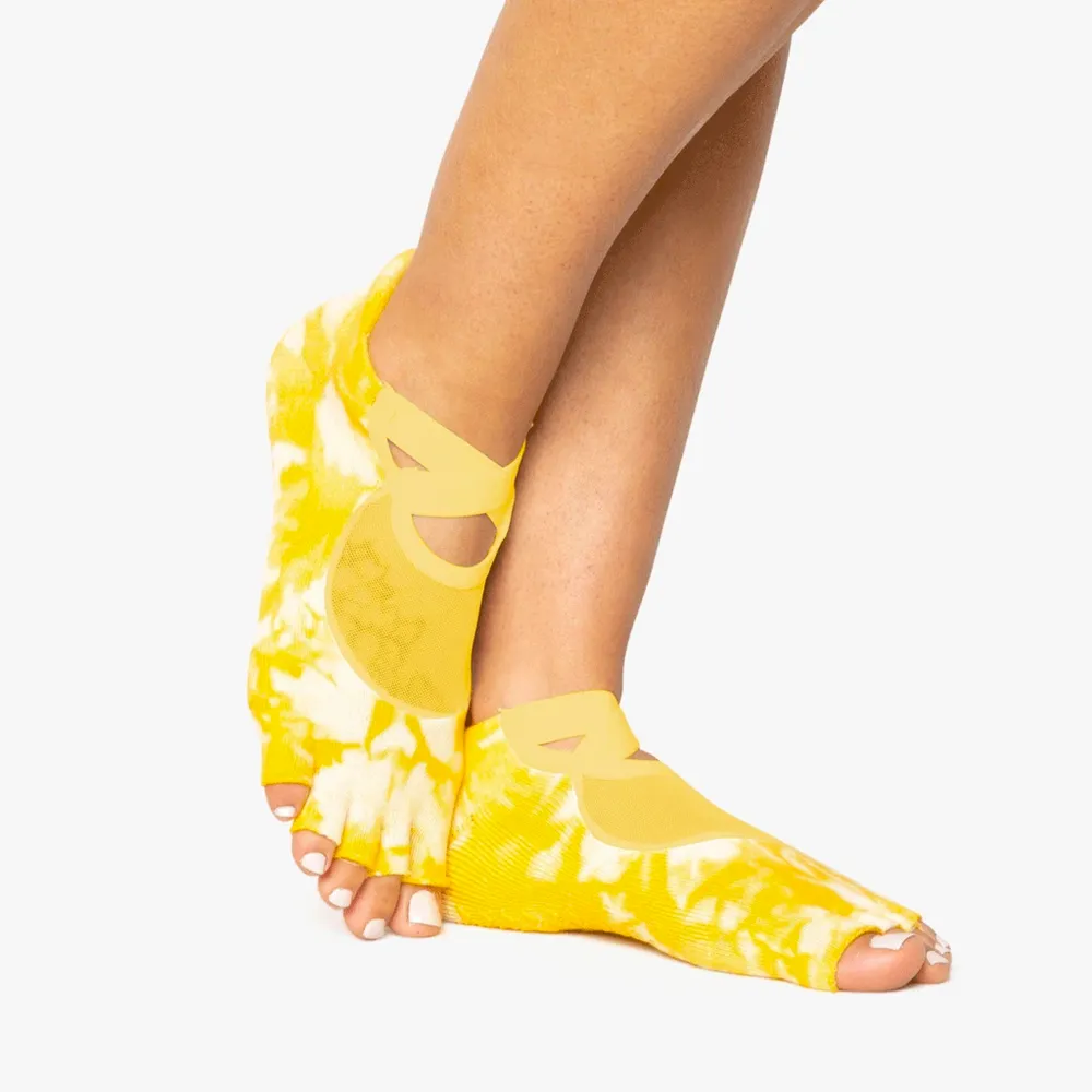 Pointe Studio Toeless Grip Sock - Wash Out Style