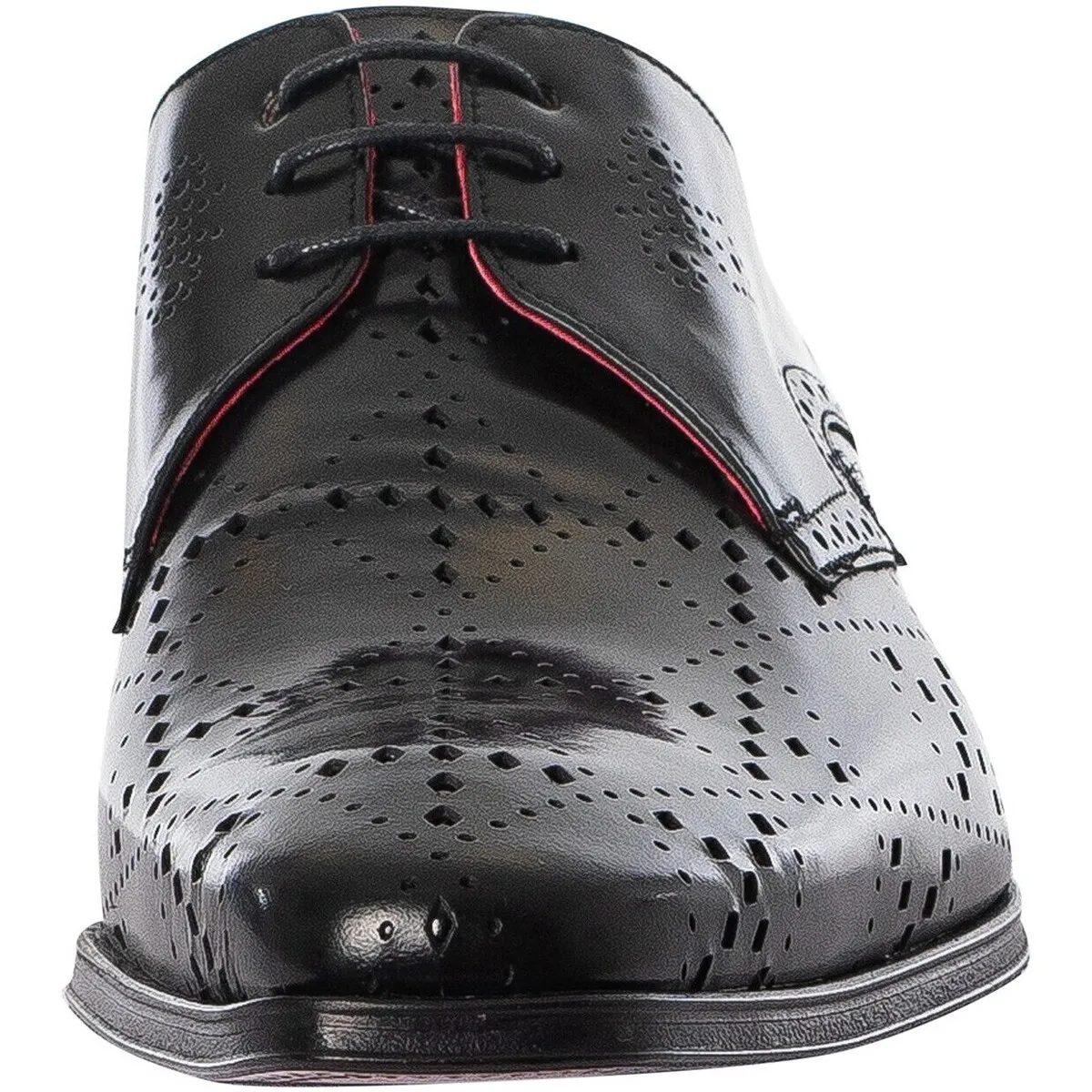 Polished Leather Brogue Shoes