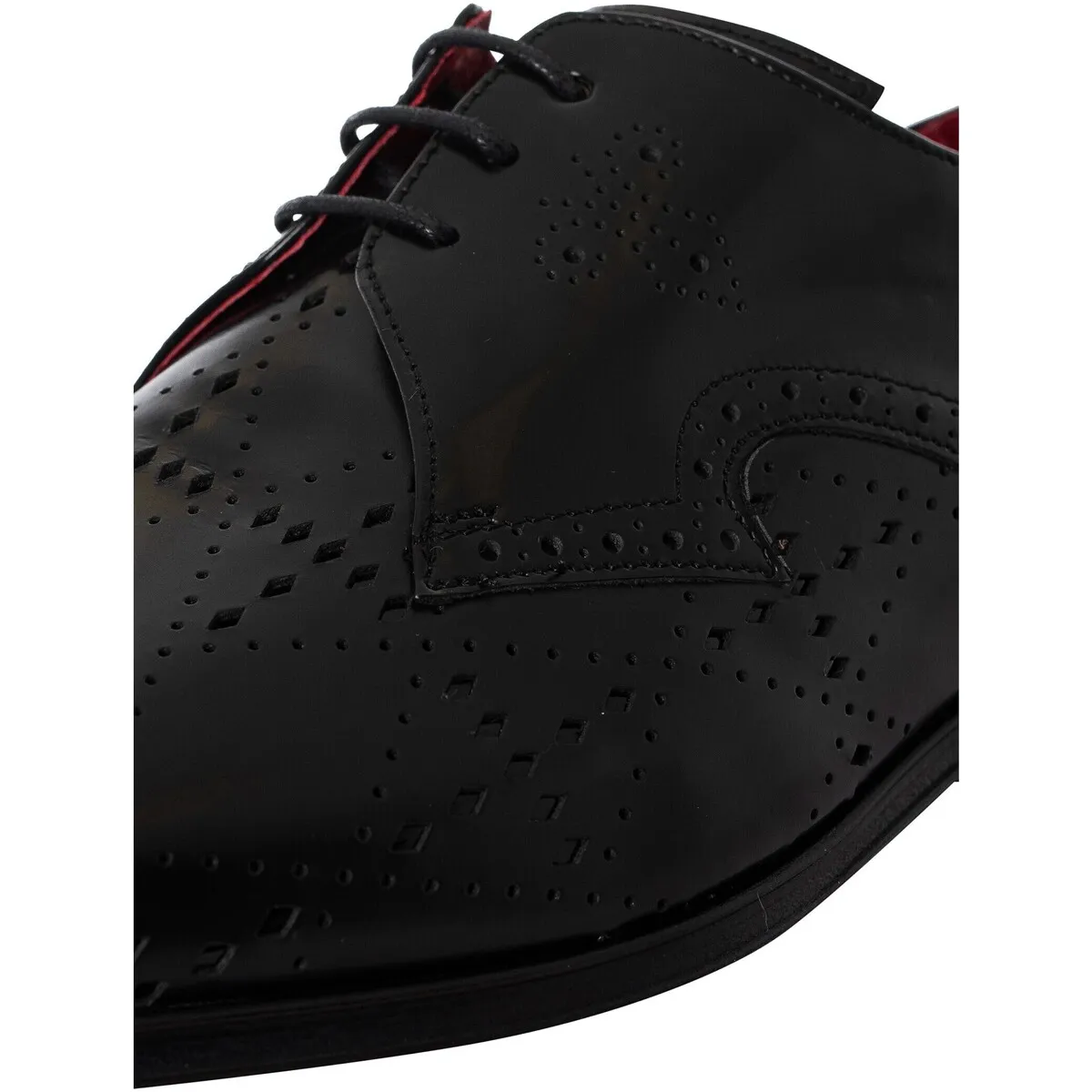 Polished Leather Brogue Shoes