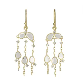 Polki Diamond Chandelier Earrings - Buy Now!