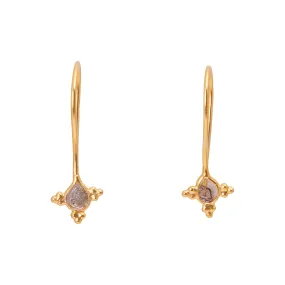 Polki Gold Earrings