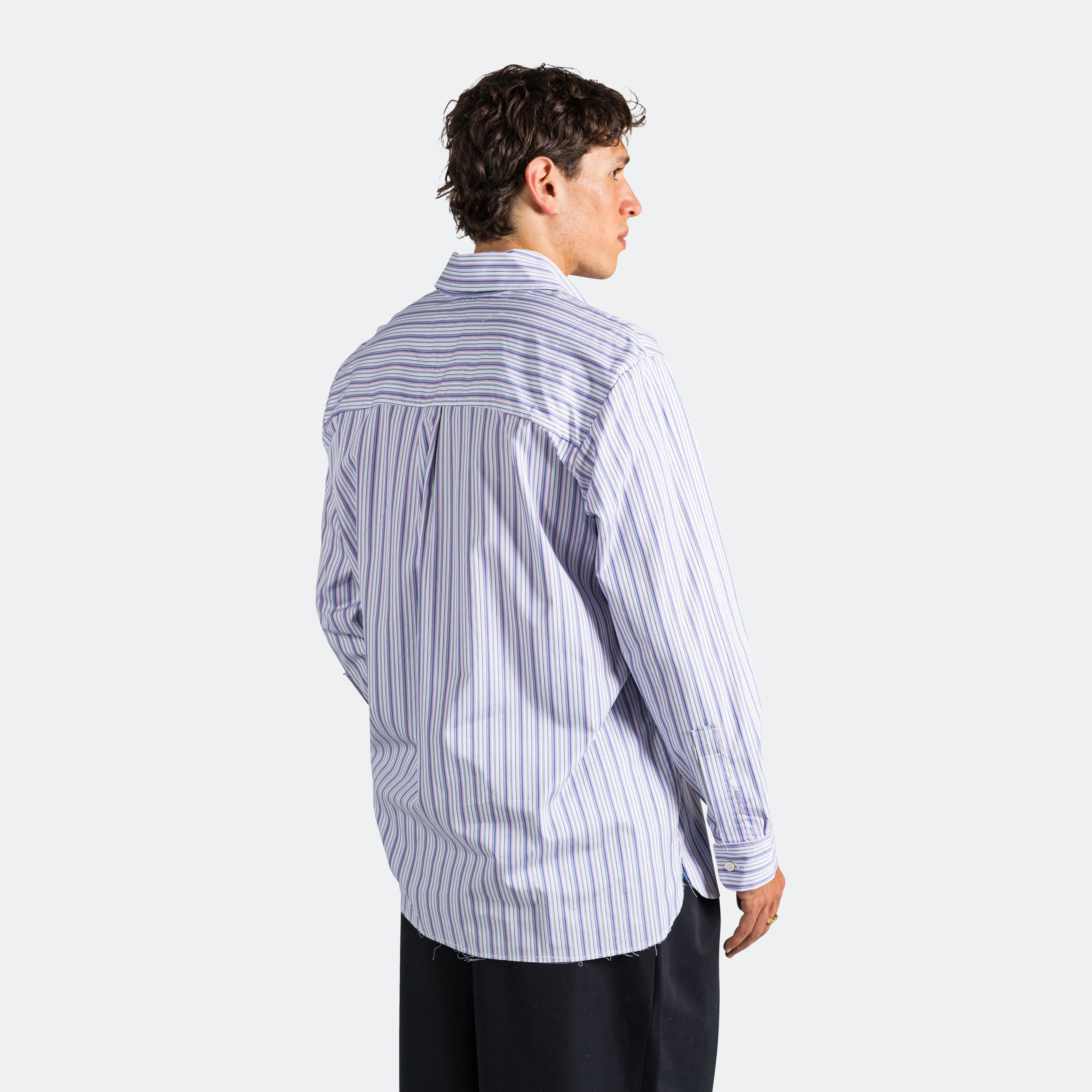 Purple Stripe Shirt - Simple and Affordable