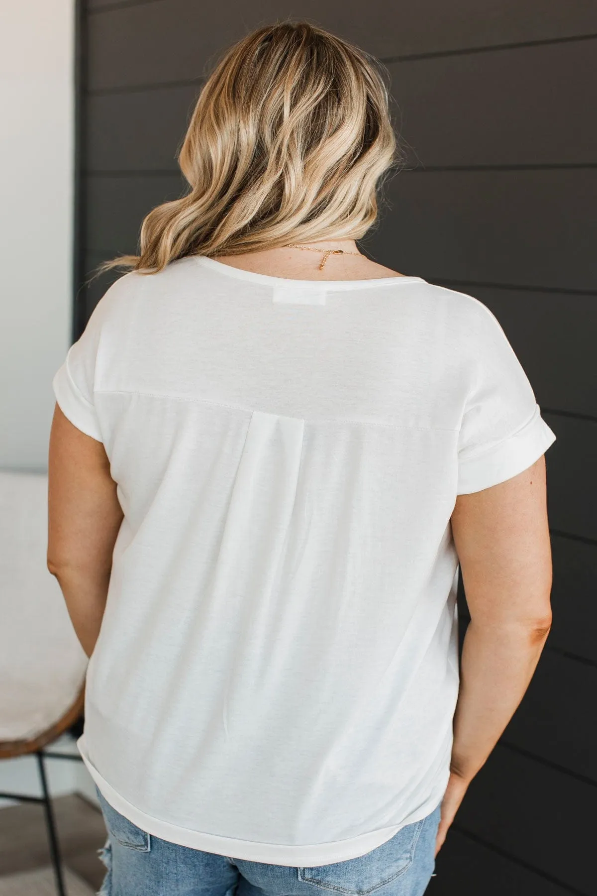 Rain Or Shine Floral Top- Ivory, Women's Floral Print Ivory Top, Rain Or Shine Ivory Floral Blouse