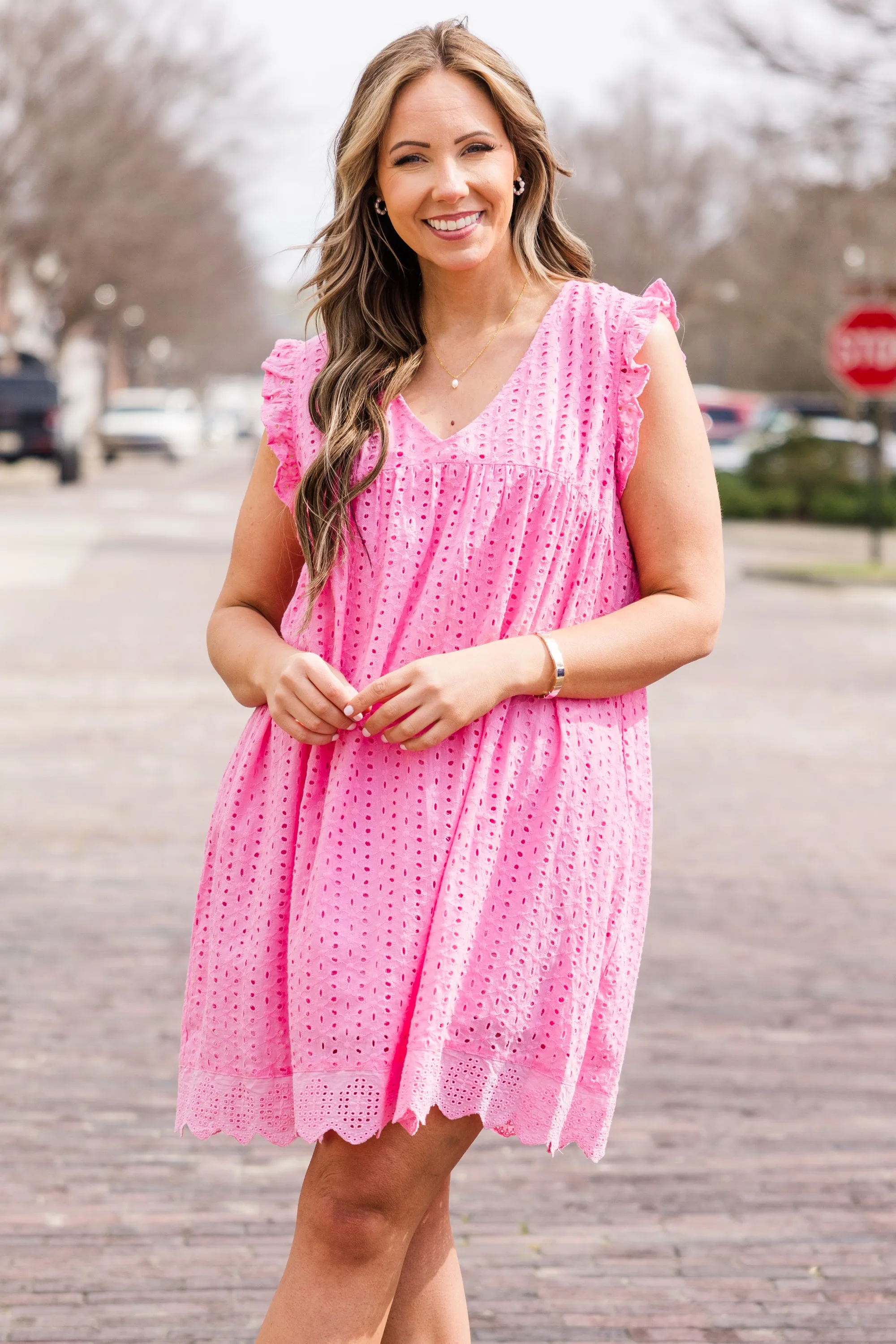 Rain or Shine Pink Dress