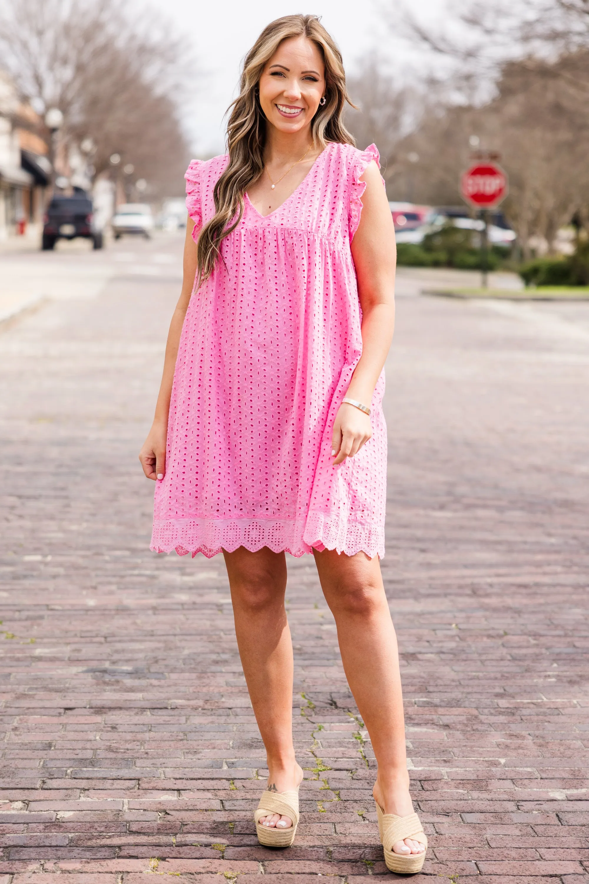 Rain or Shine Pink Dress